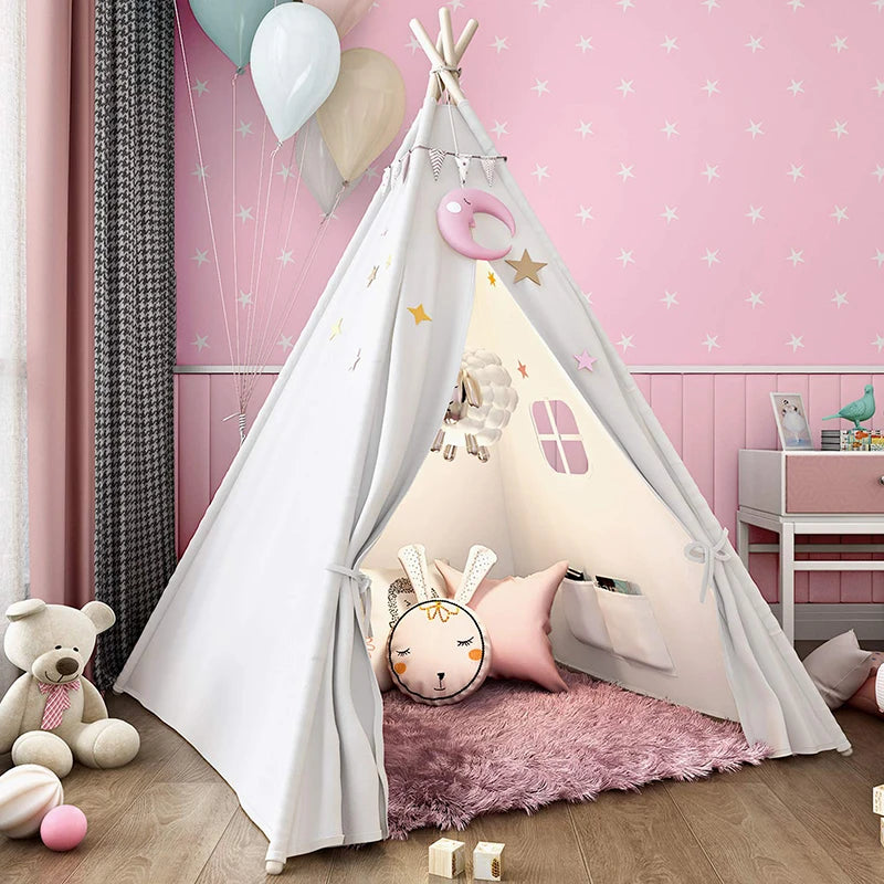 Nordic Retreat Teepee – 1.8M Cotton Canvas Play Tent – Tentela